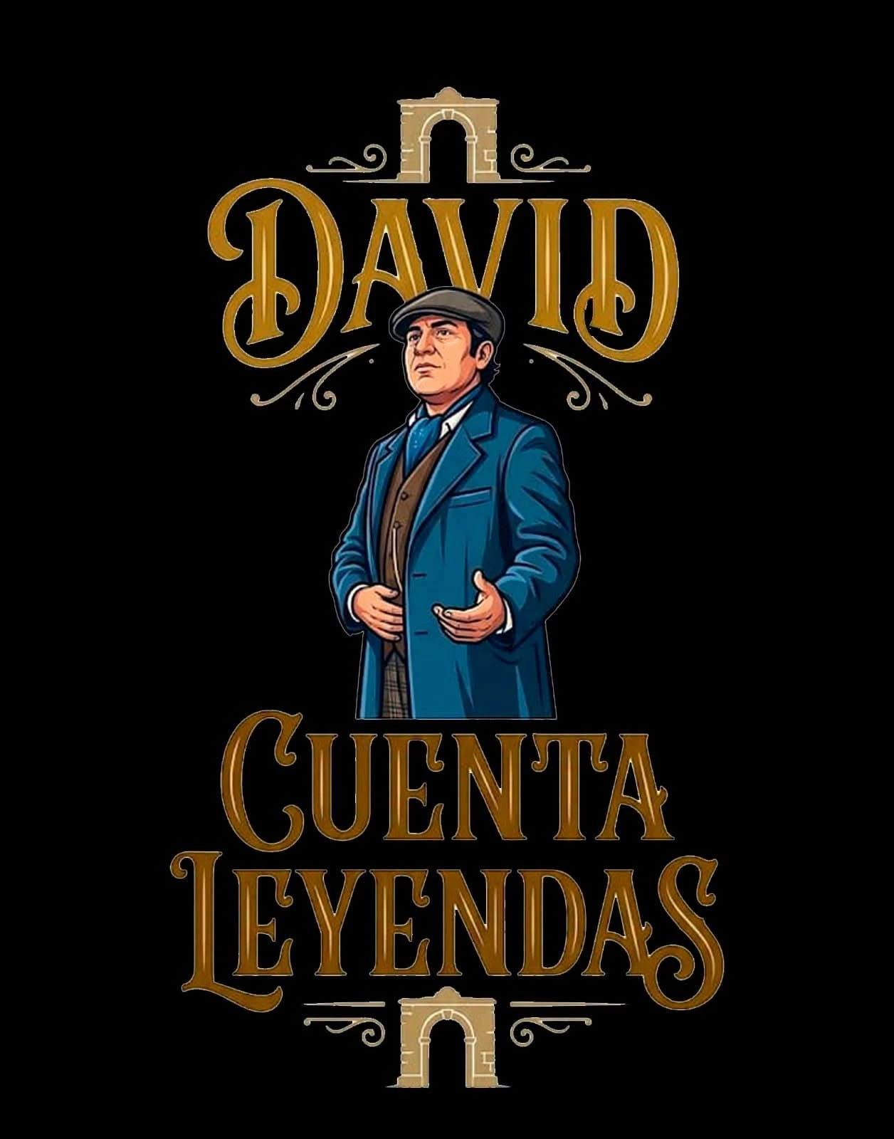 David Cuentaleyendas en Noche de Leyendas en Coyoacán