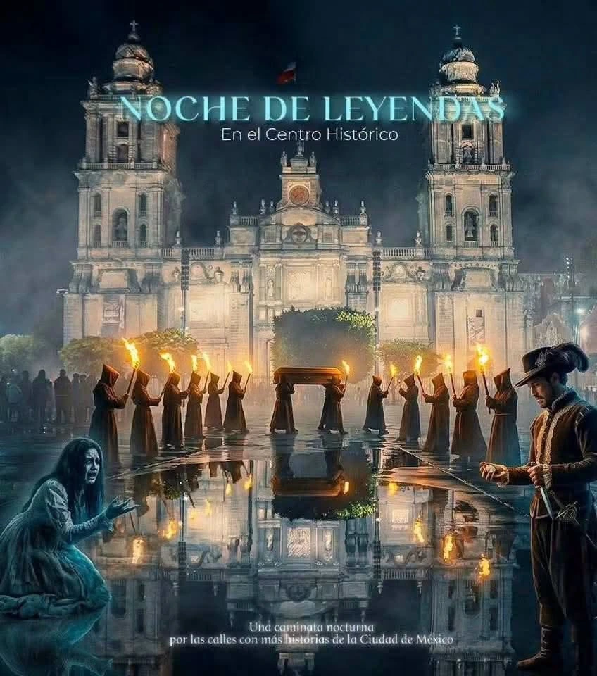Cartel Noche de Leyendas en el Centro Histórico