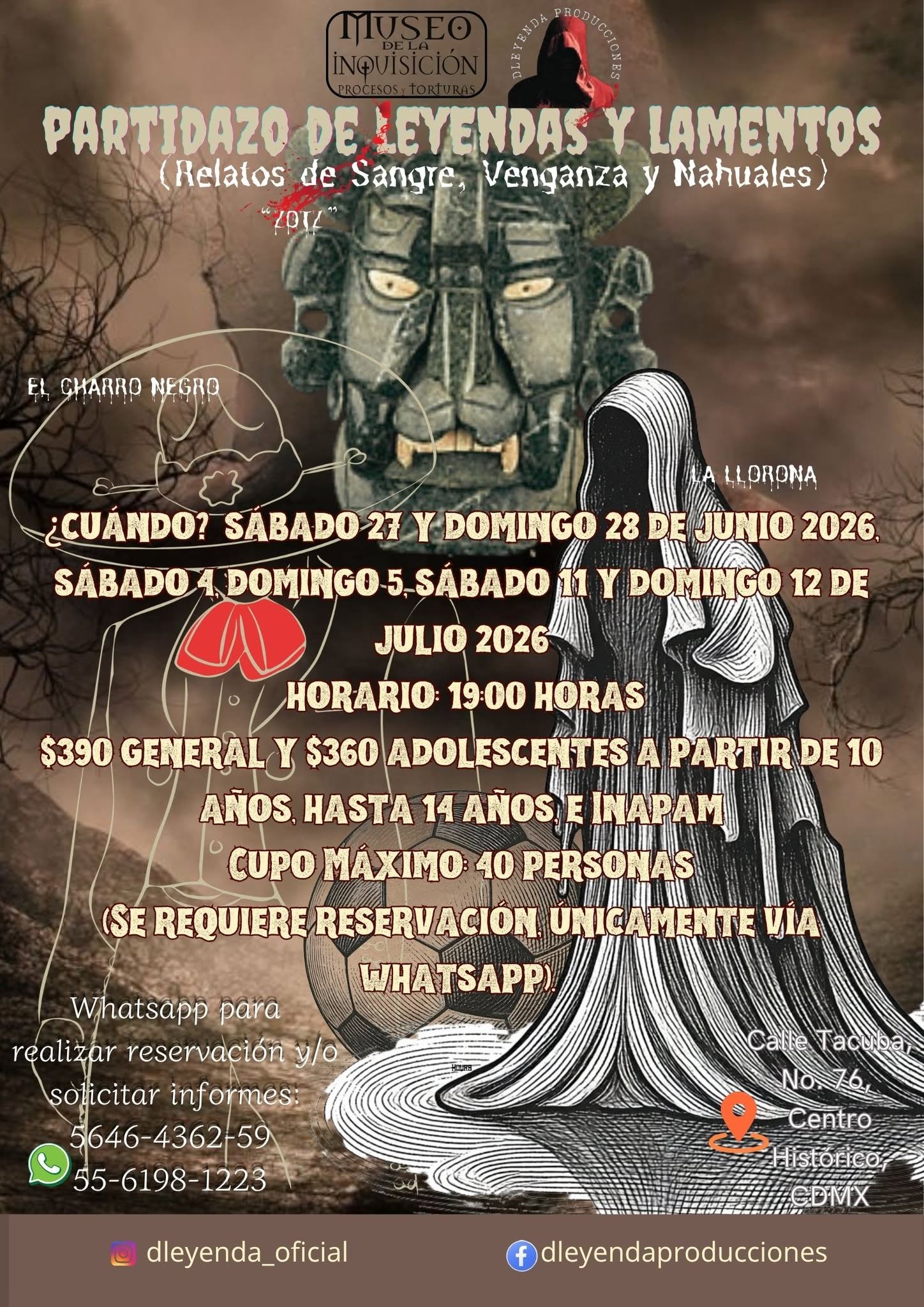 Cartel Partidazo de Leyendas y Lamentos